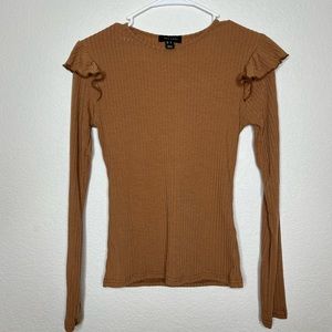 New Look Camel Top Sz 6